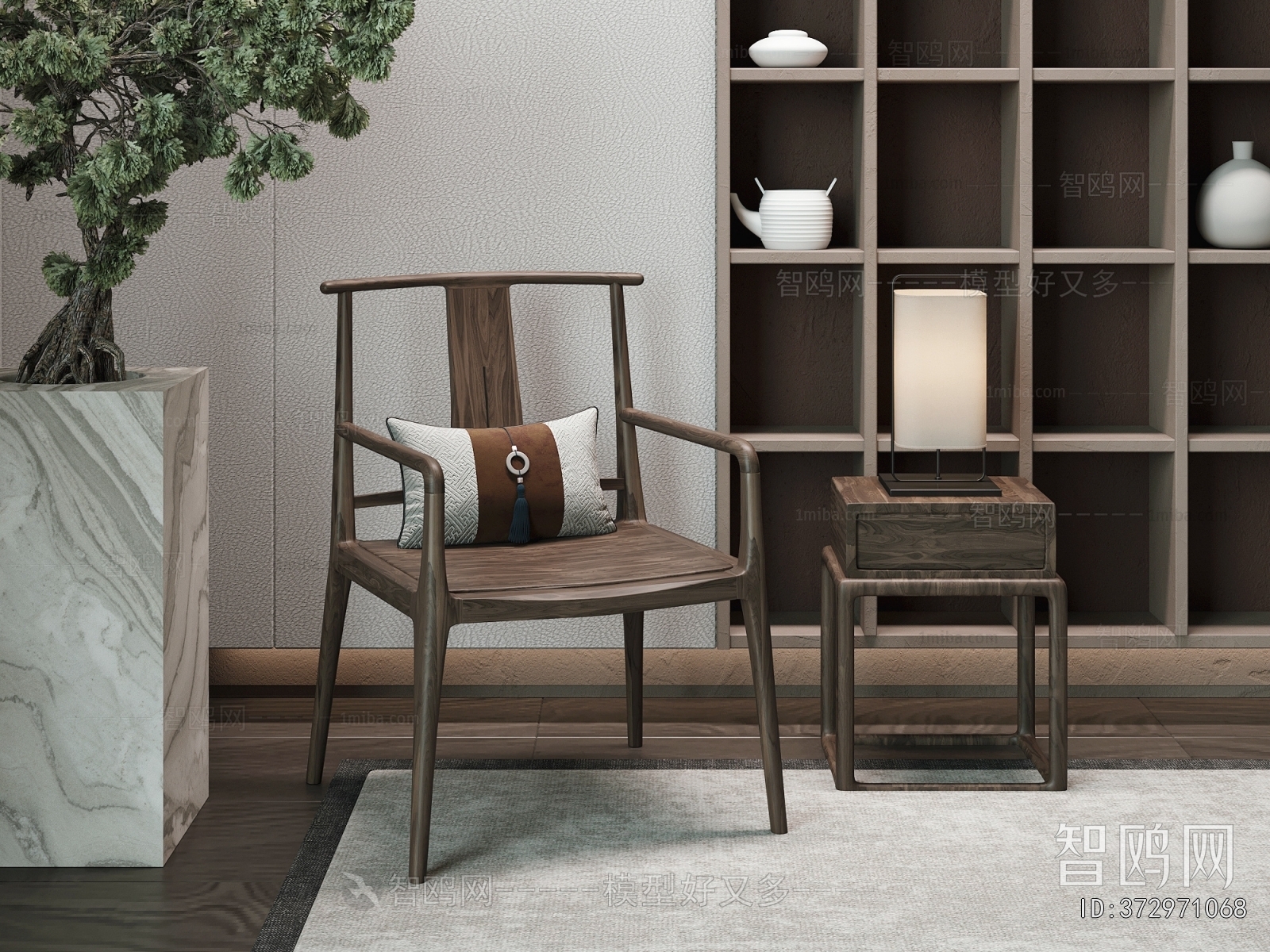 New Chinese Style Lounge Chair