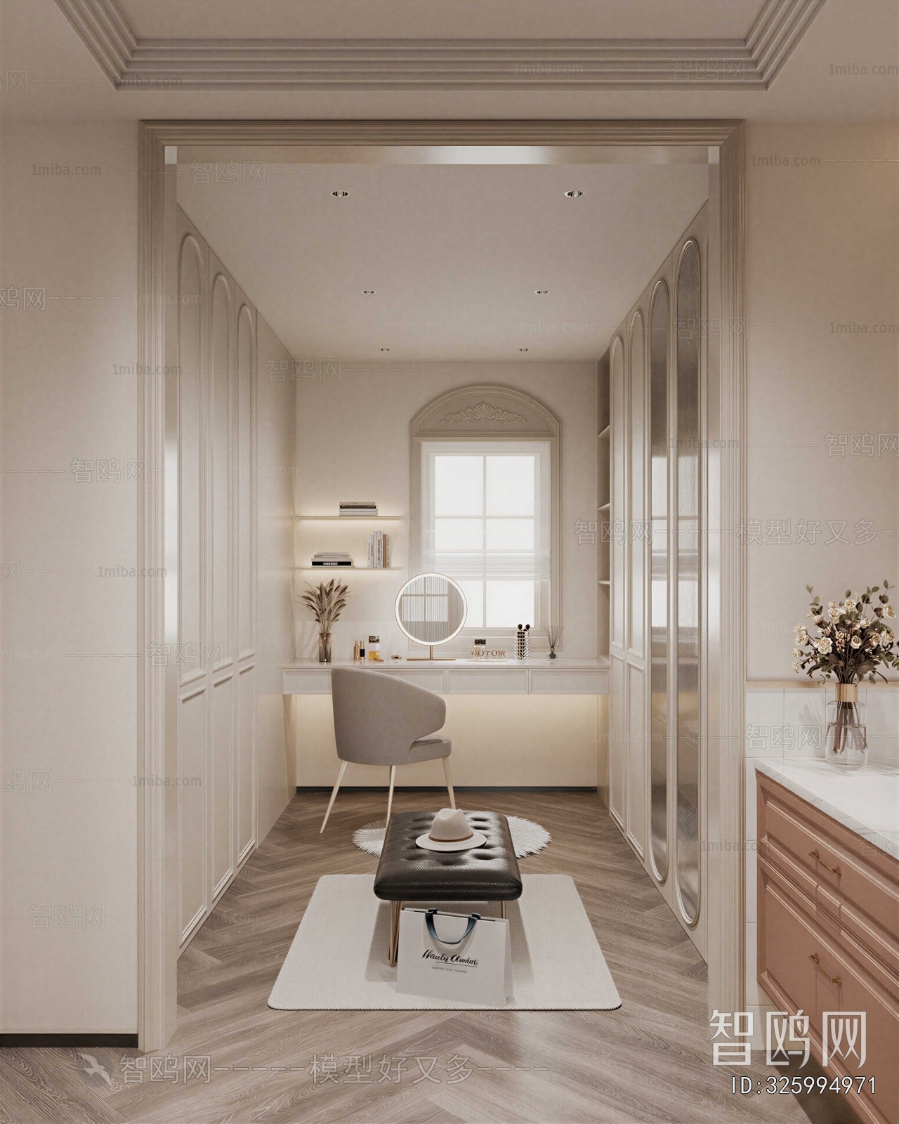 Modern Clothes Storage Area