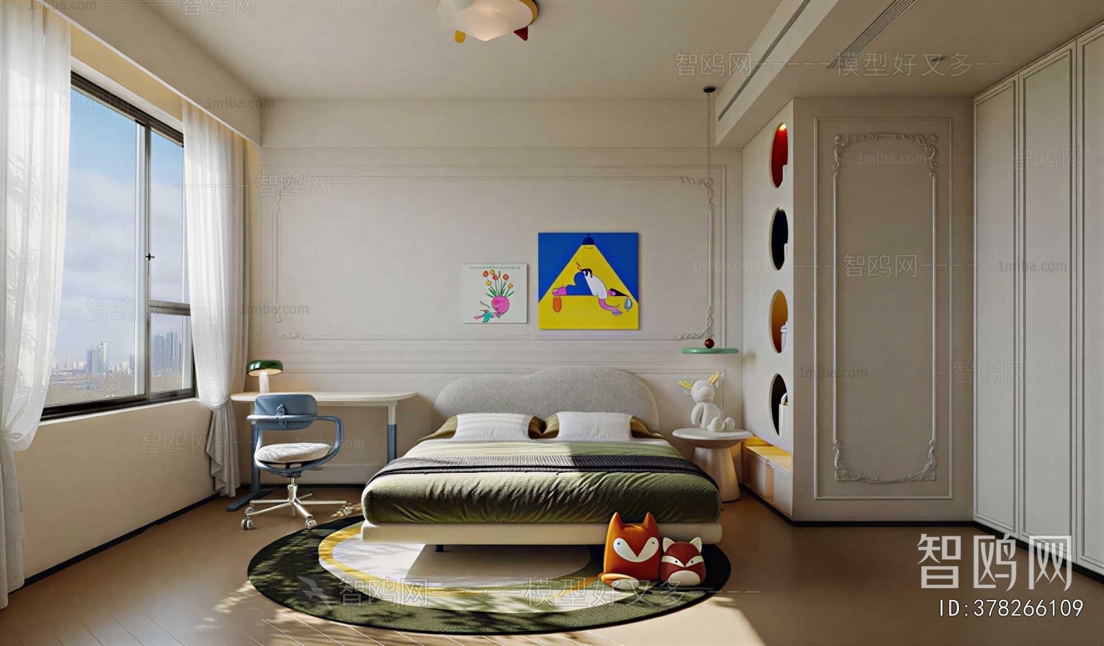 Modern Boy's Room And Son's Room