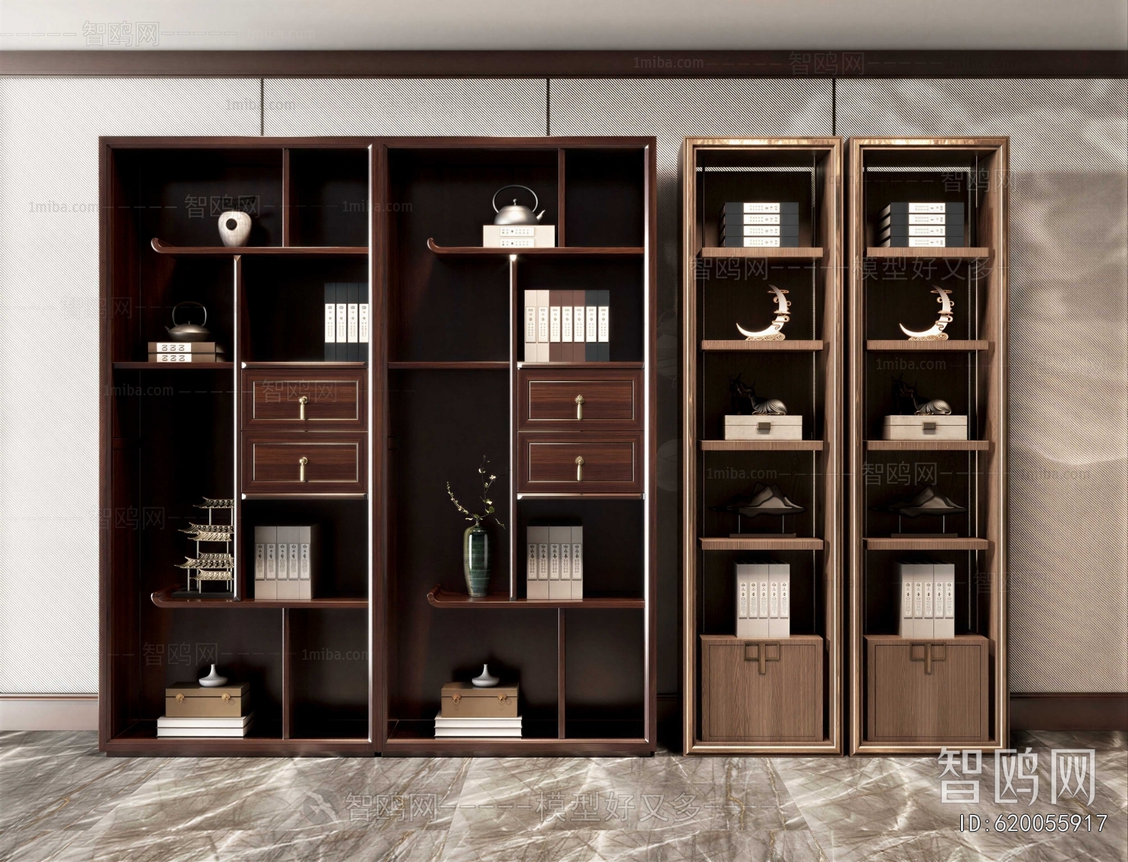 New Chinese Style Decorative Cabinet