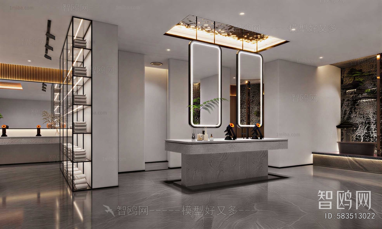 Wabi-sabi Style Bath Center