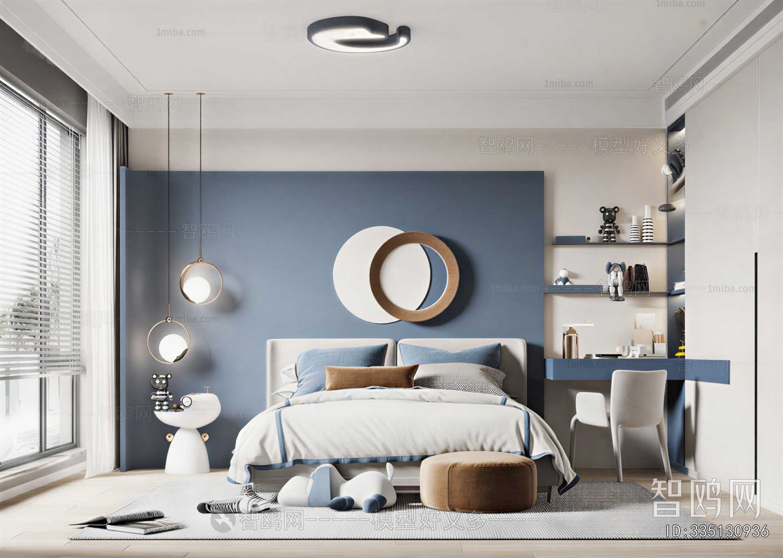 Modern Boy's Room And Son's Room