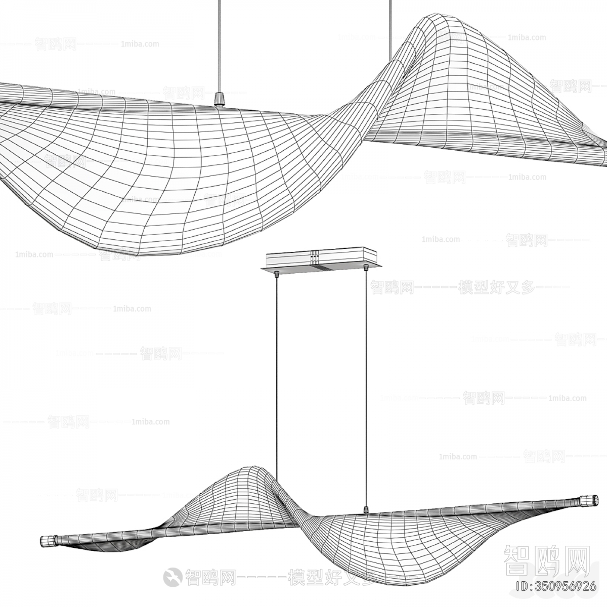 Modern Long Chandelier