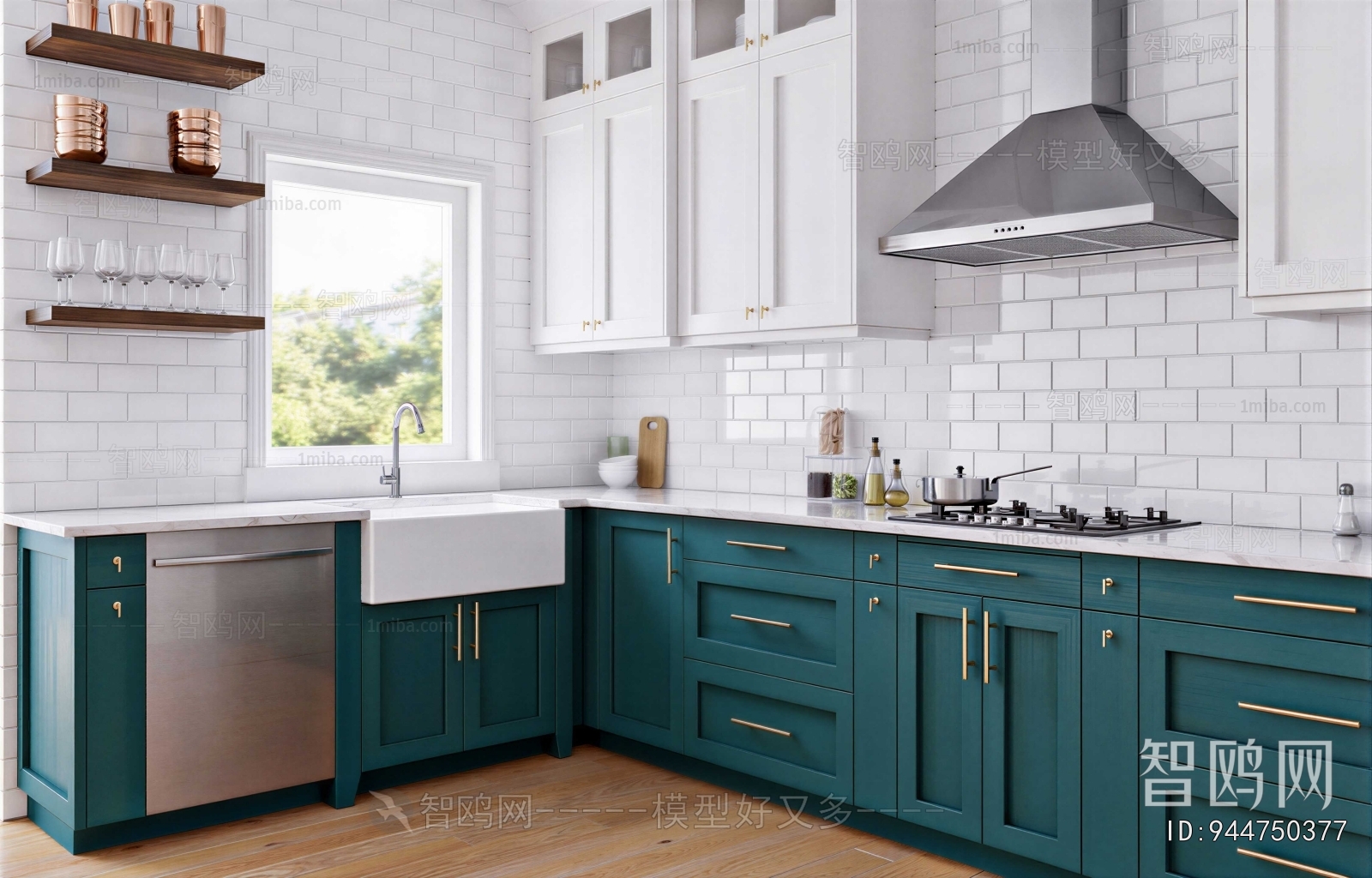 French Style Kitchen Cabinet