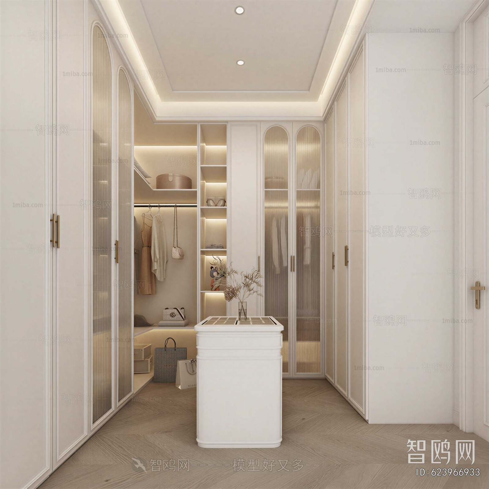 Modern Clothes Storage Area