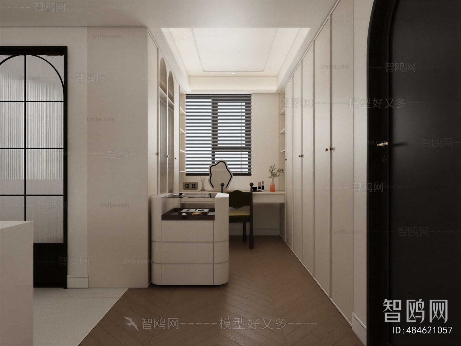 French Style Clothes Storage Area