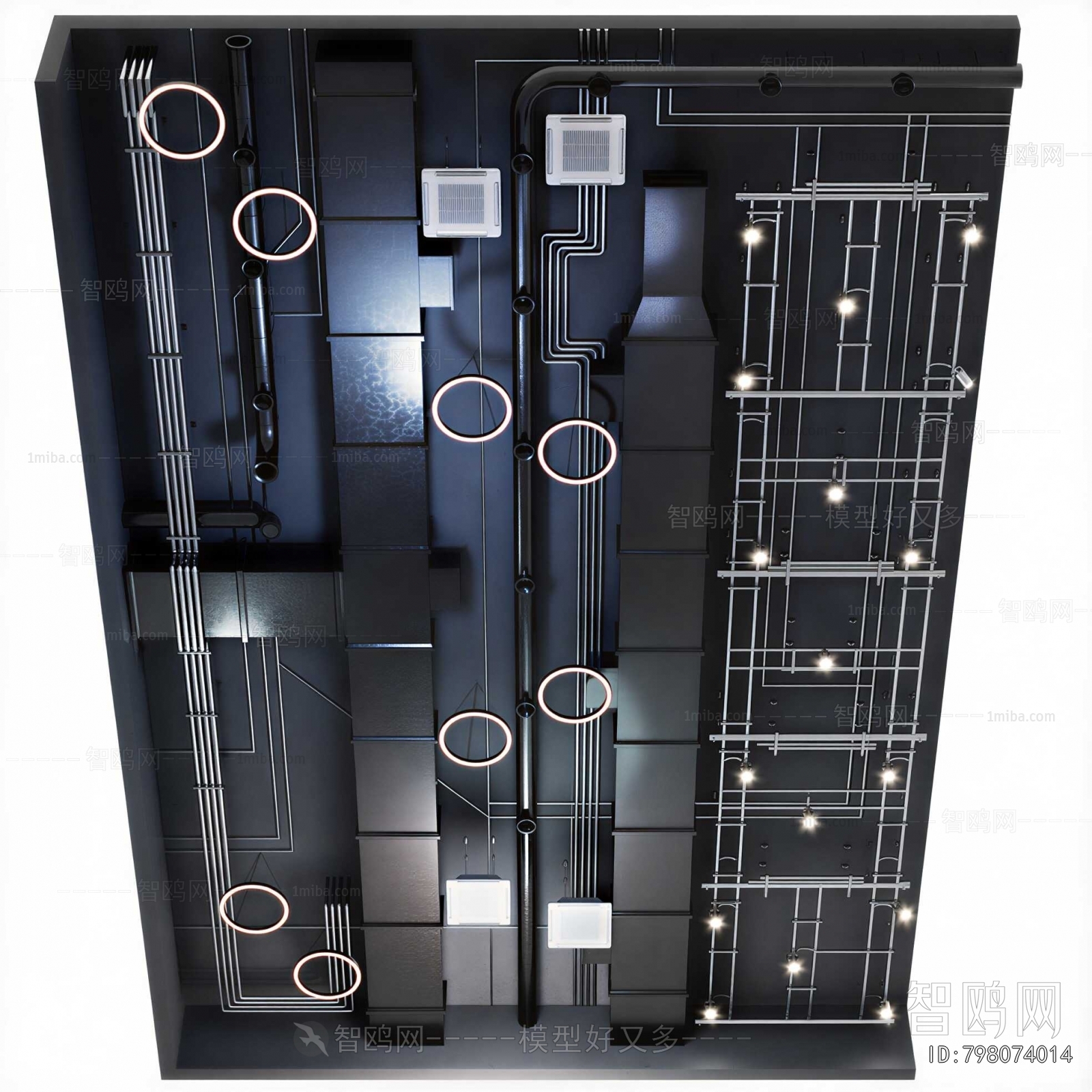 Industrial Style Suspended Ceiling