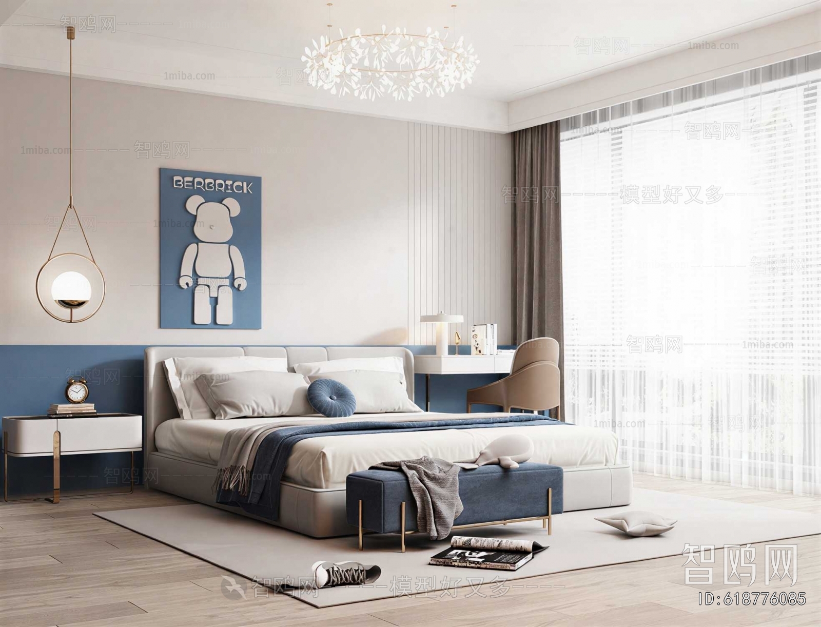 Modern Boy's Room And Son's Room