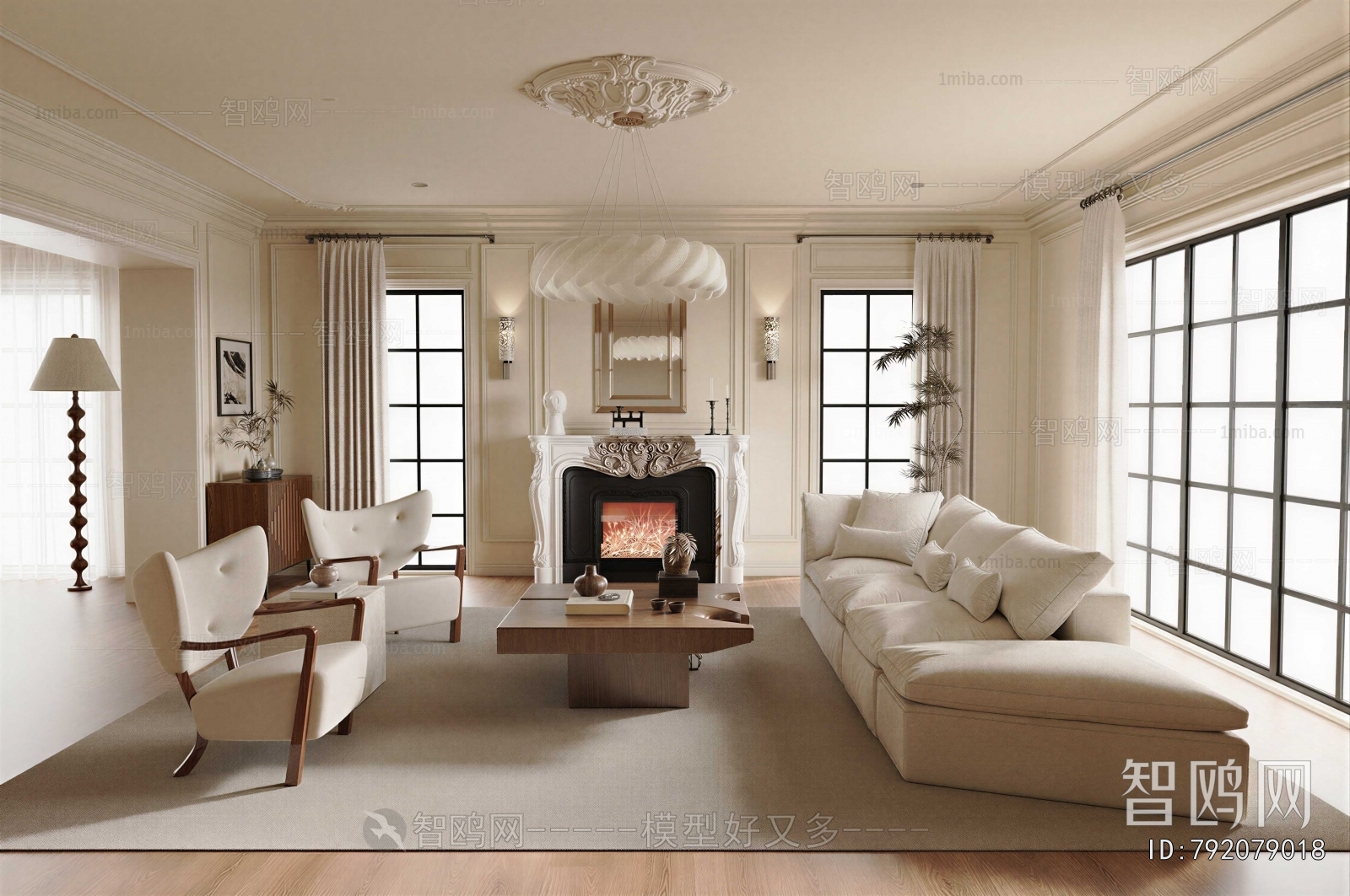 French Style A Living Room