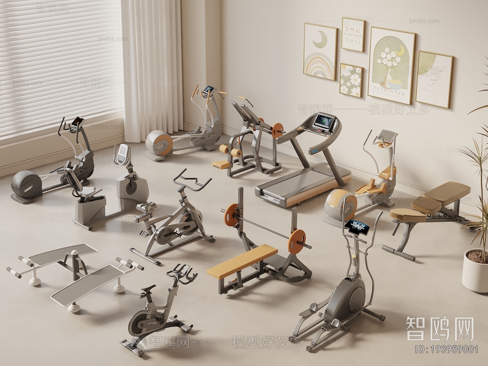 Modern Fitness Equipment