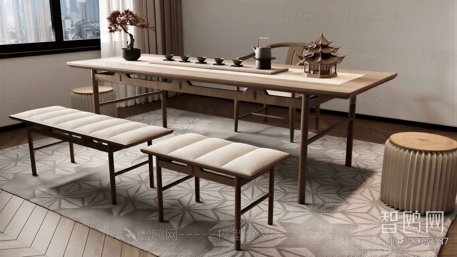 New Chinese Style Tea Tables And Chairs