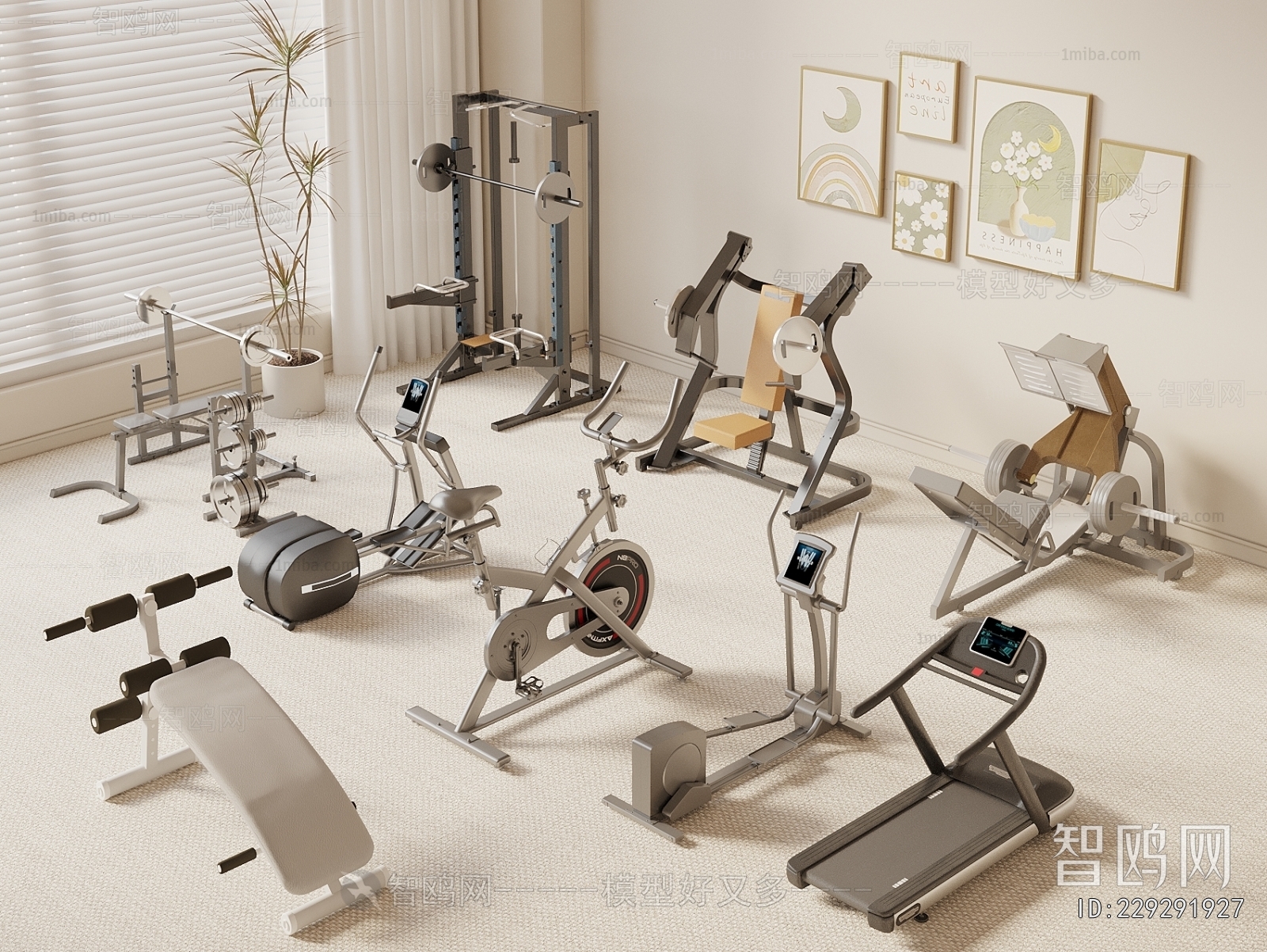 Modern Fitness Equipment