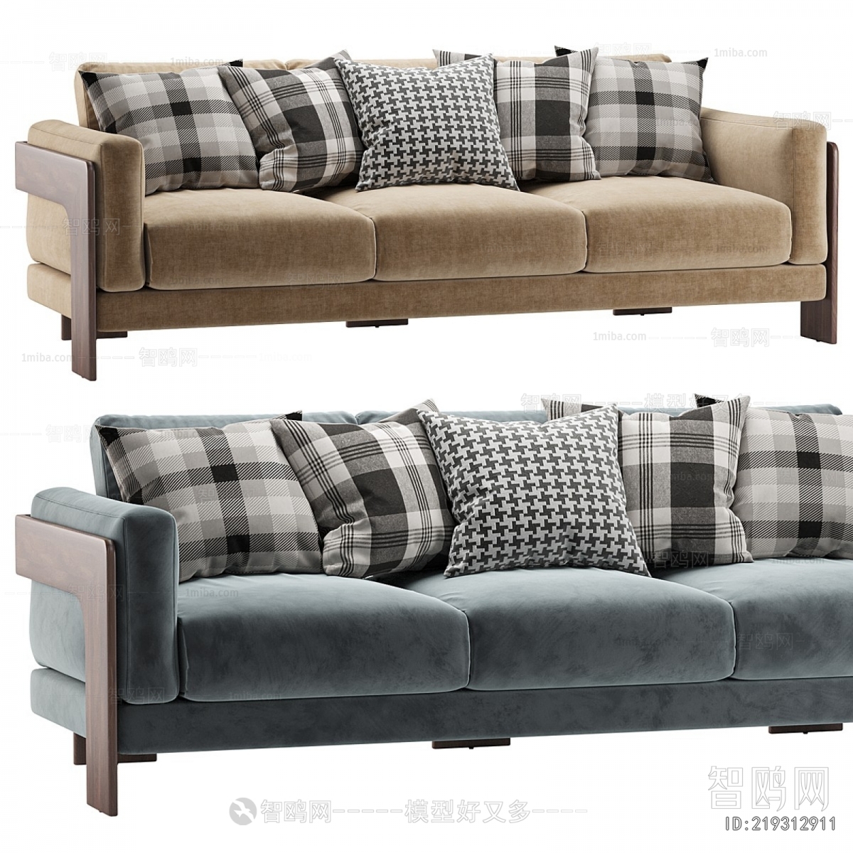 Modern Three-seat Sofa