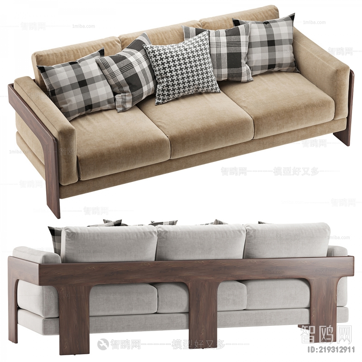 Modern Three-seat Sofa