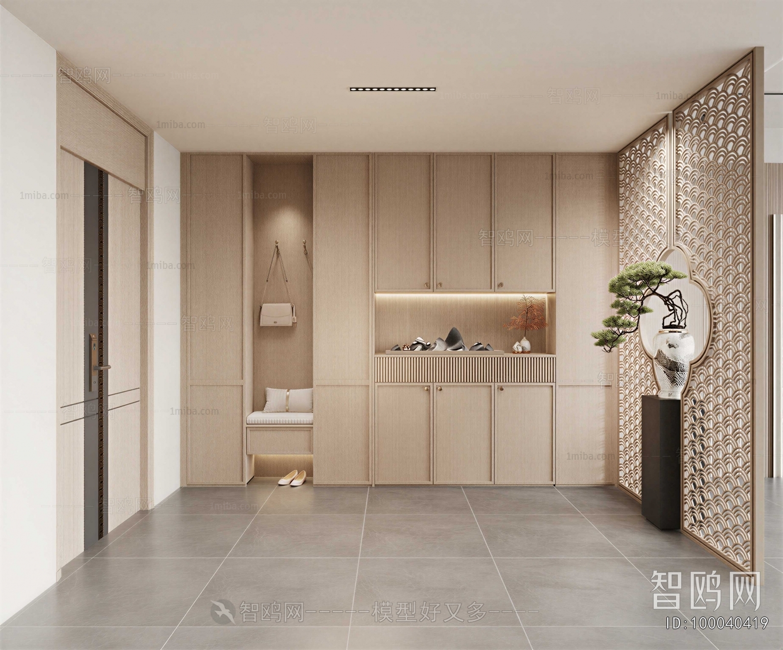 New Chinese Style Hallway