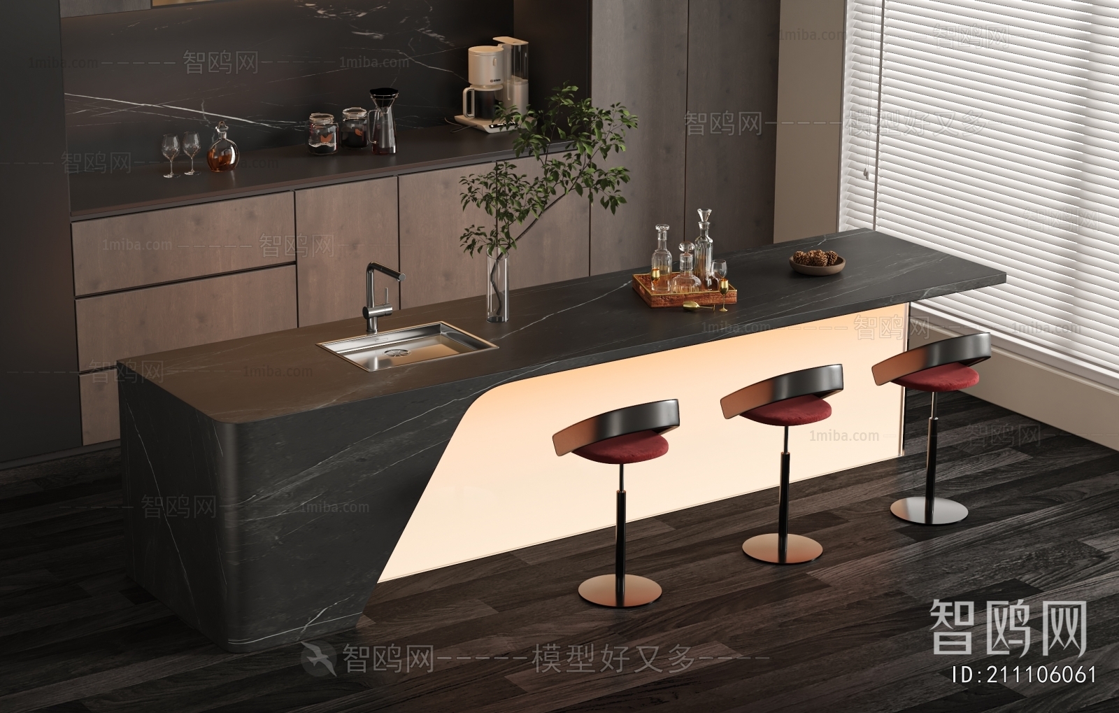 Modern Counter Bar