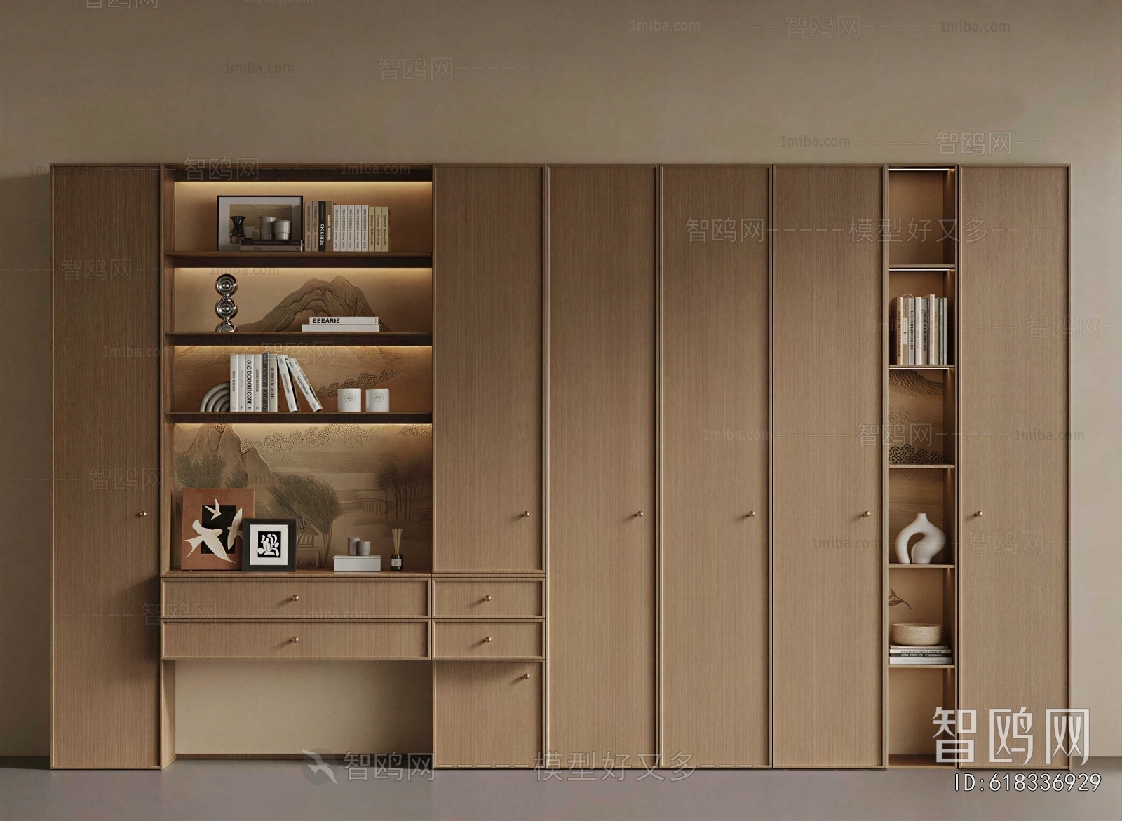 New Chinese Style Bookcase