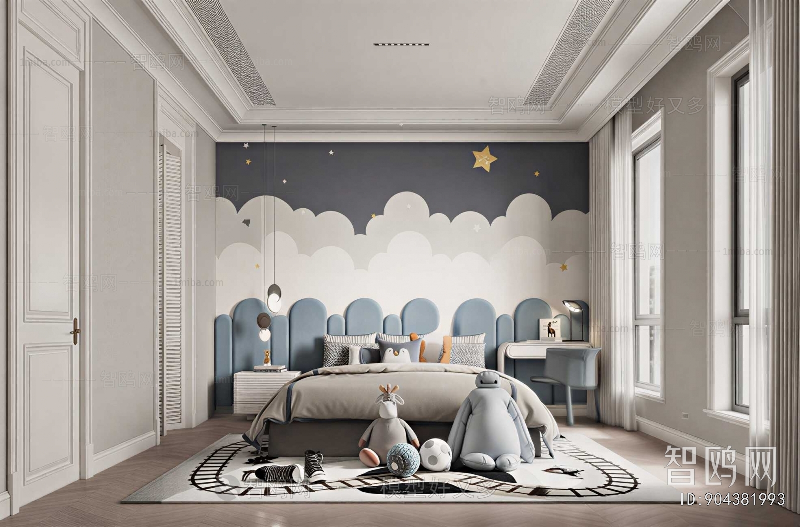 Modern Boy's Room And Son's Room
