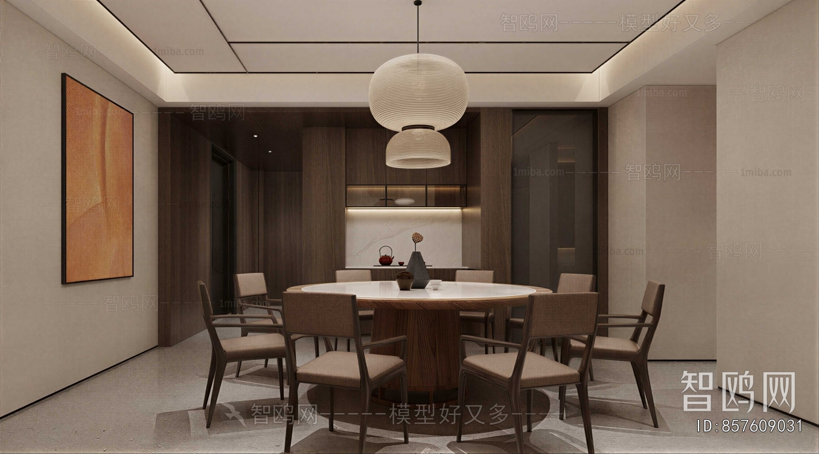 New Chinese Style Dining Room