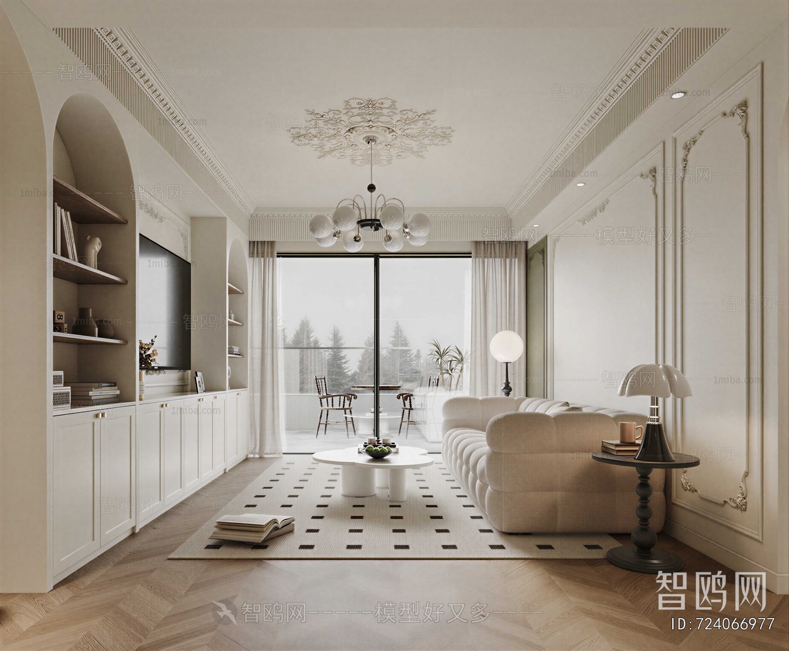 French Style A Living Room