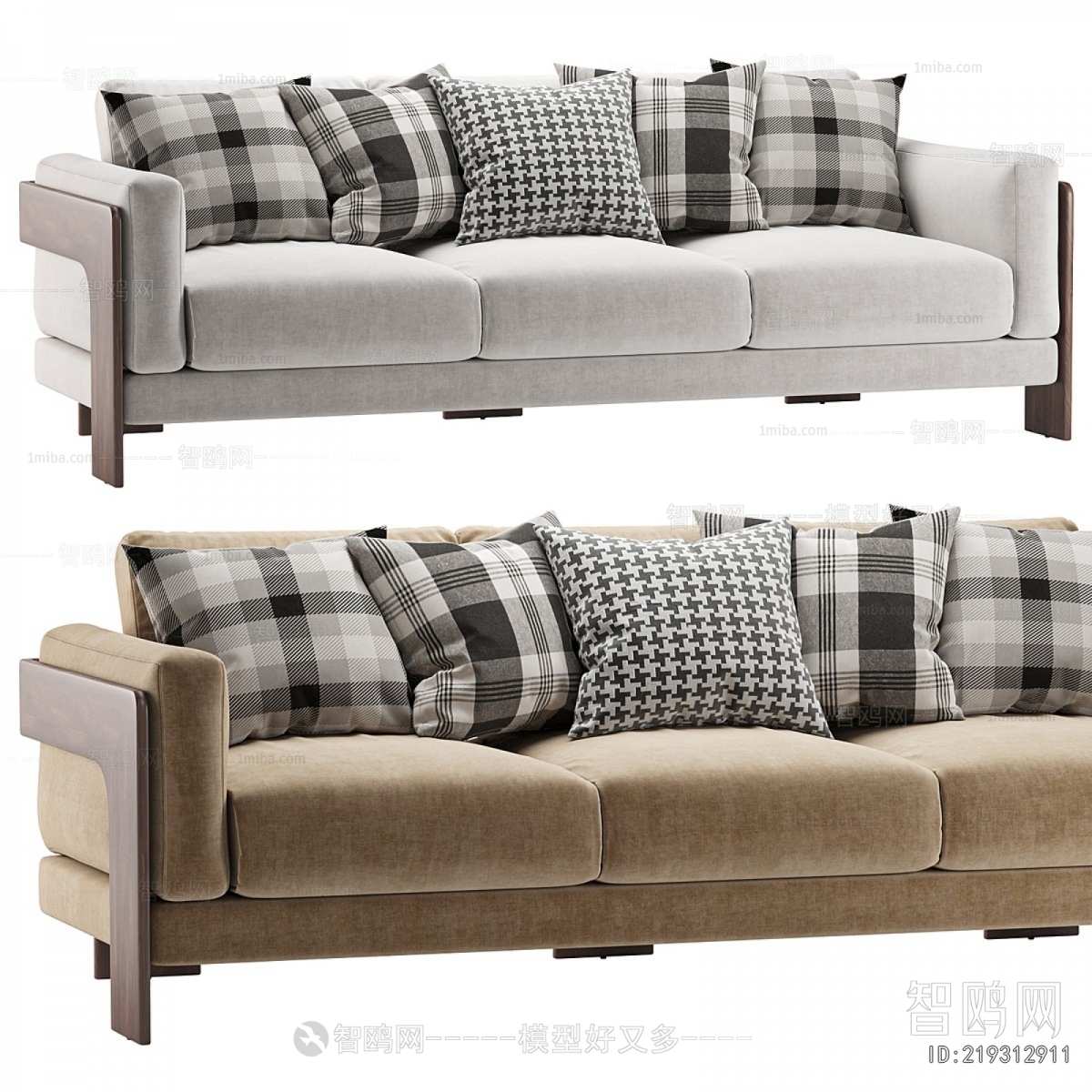 Modern Three-seat Sofa