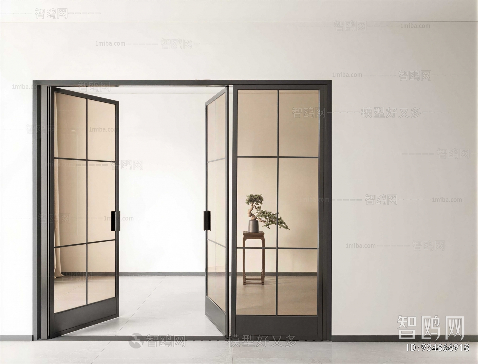 Modern Double Door