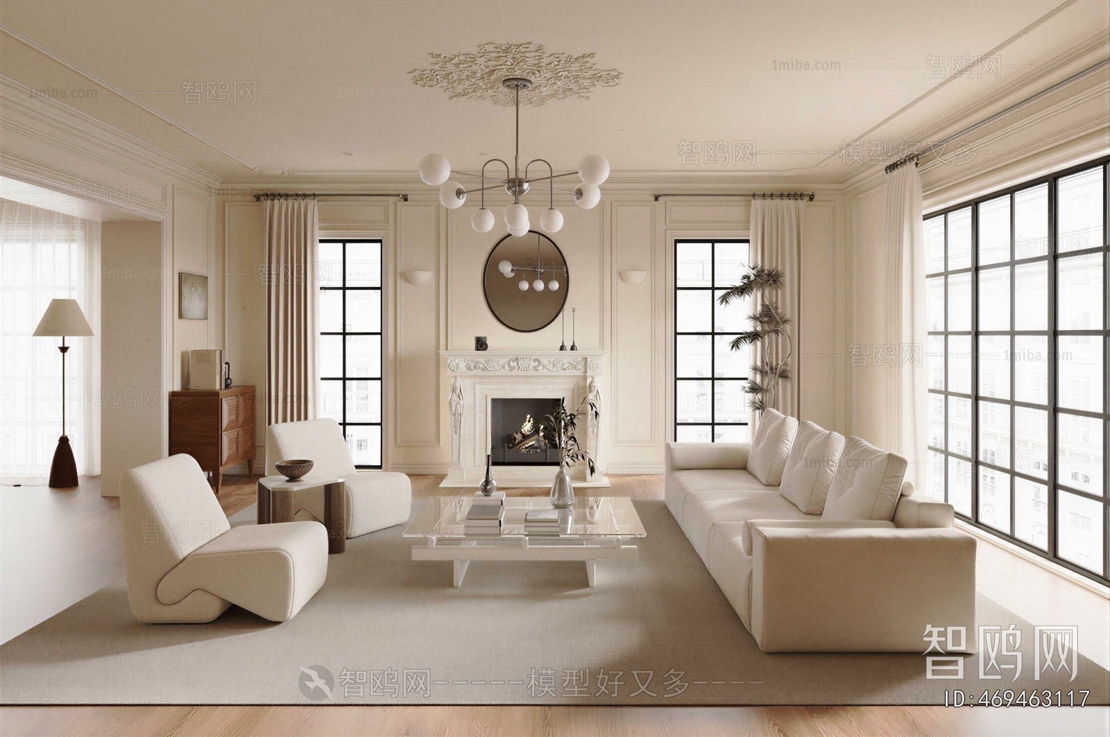 French Style A Living Room