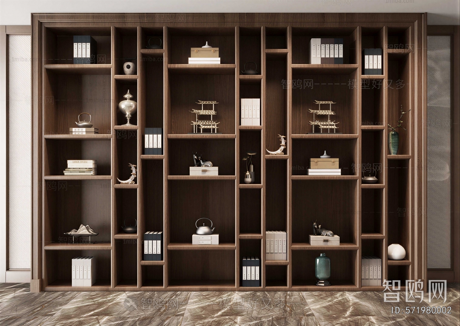 New Chinese Style Decorative Cabinet