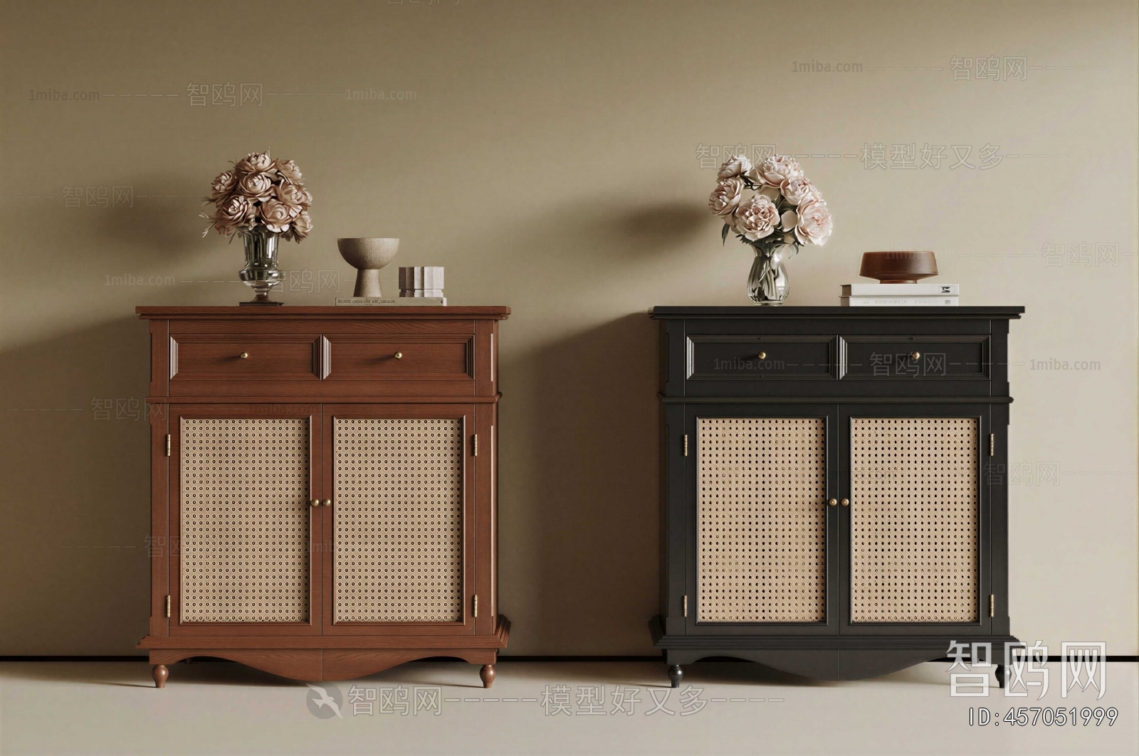 French Style Side Cabinet