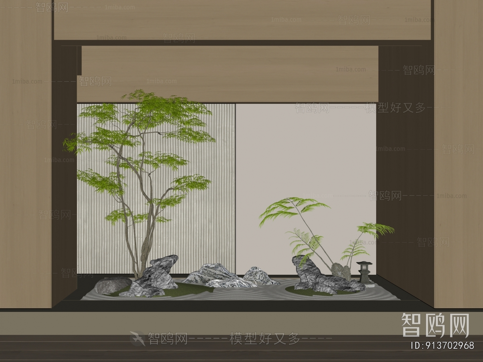 New Chinese Style Plant Landscaping