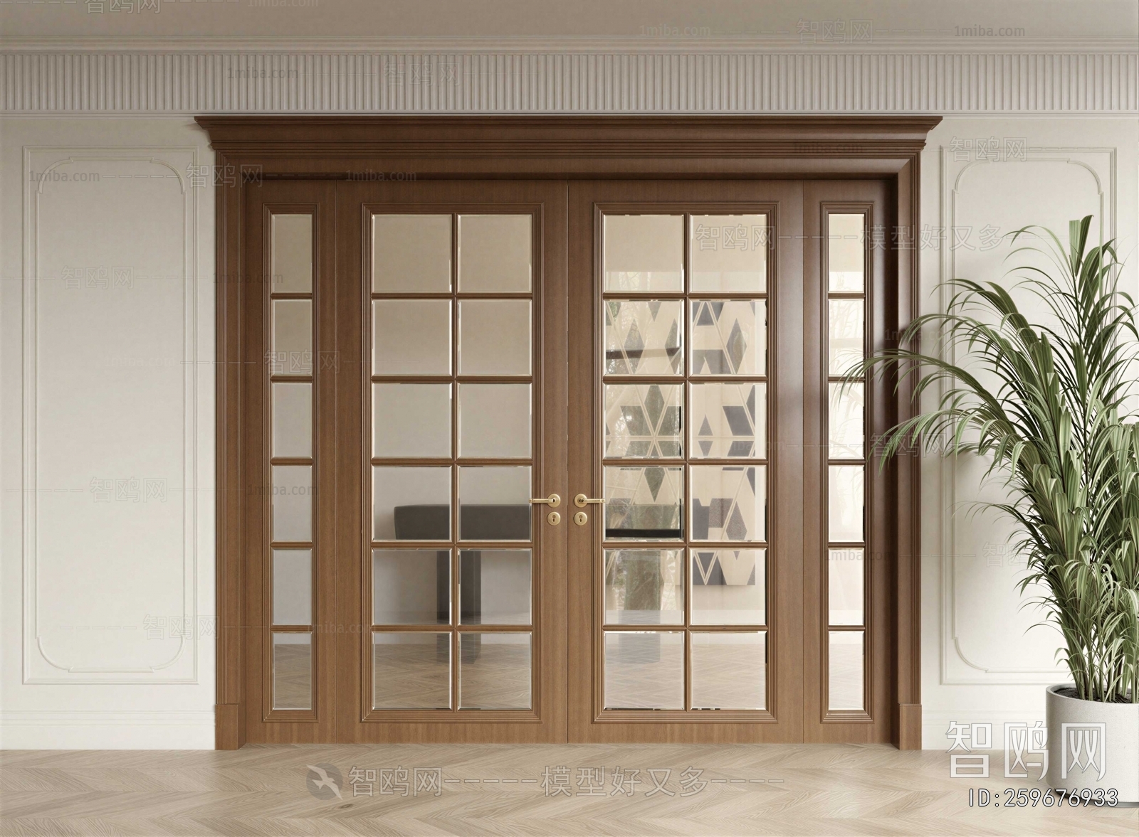 French Style Double Door