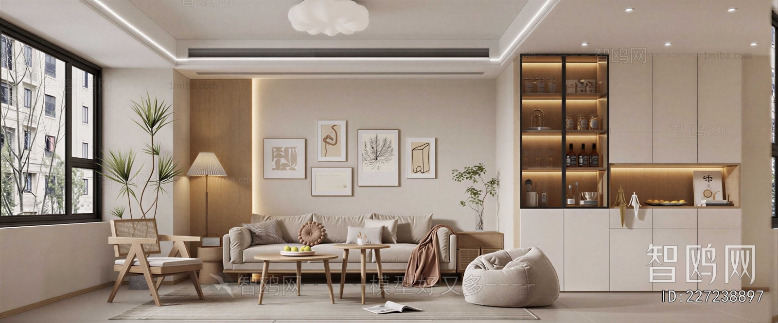 Nordic Style A Living Room