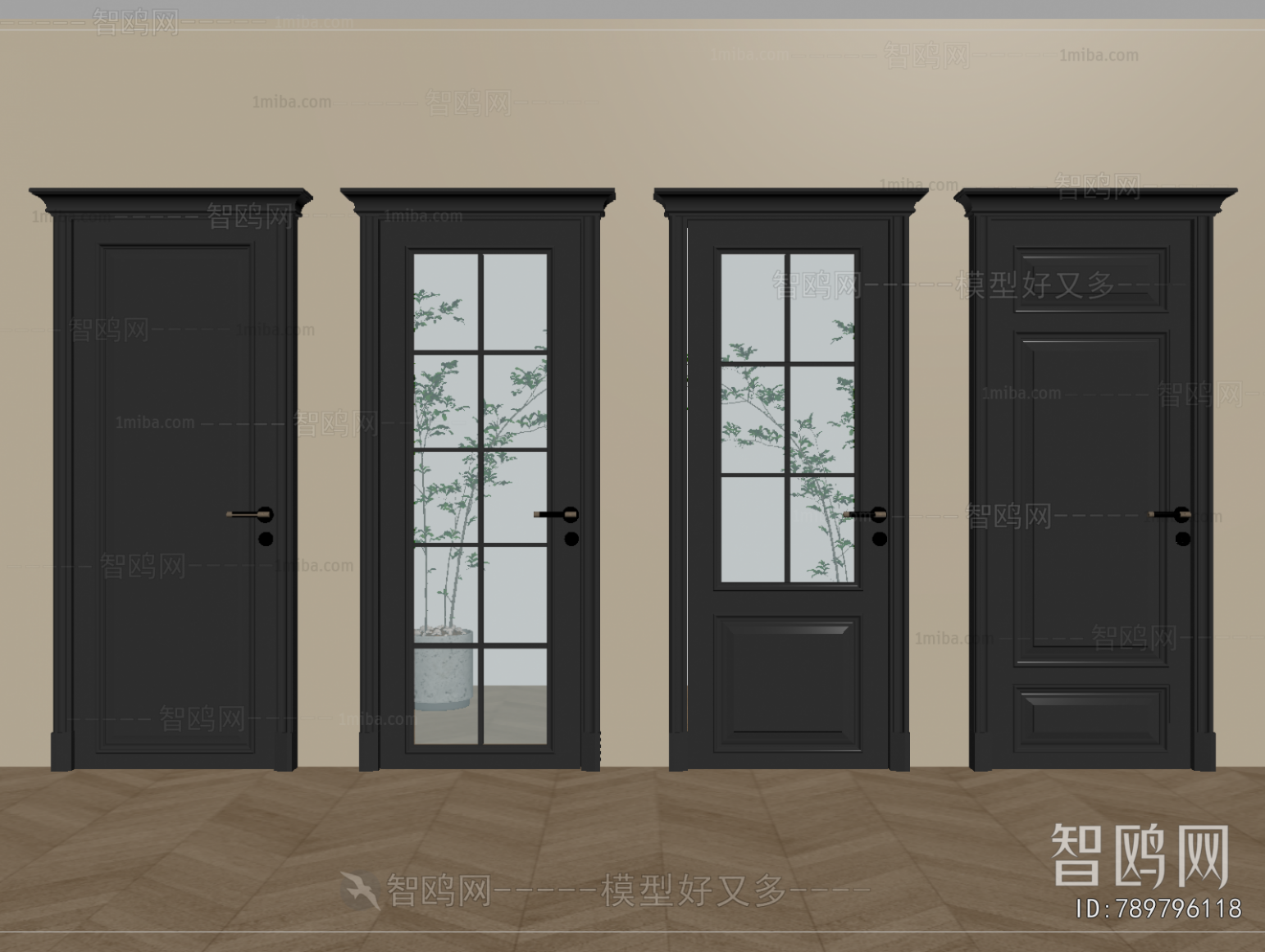 French Style Single Door