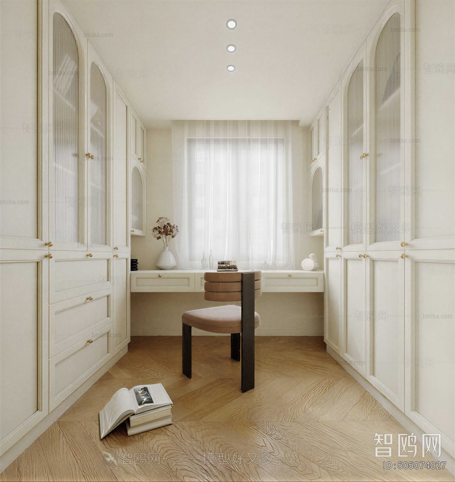 French Style Clothes Storage Area