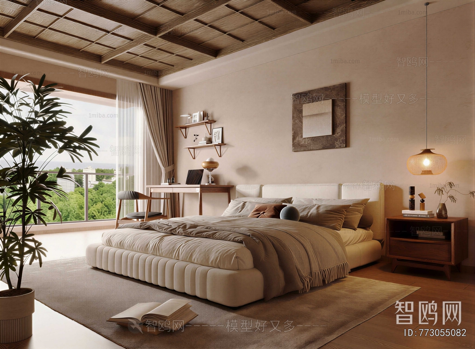 Wabi-sabi Style Bedroom