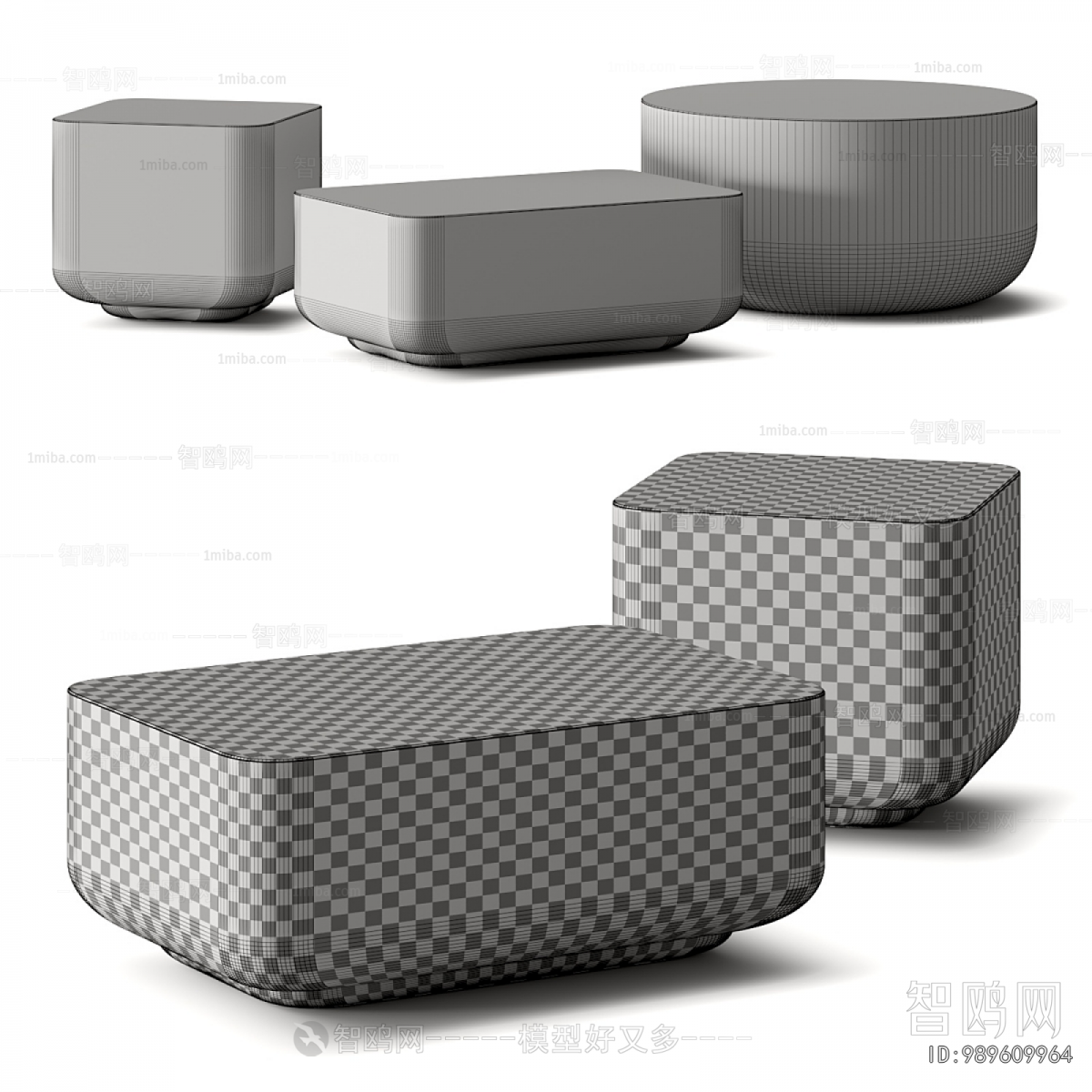 Modern Wabi-sabi Style Coffee Table