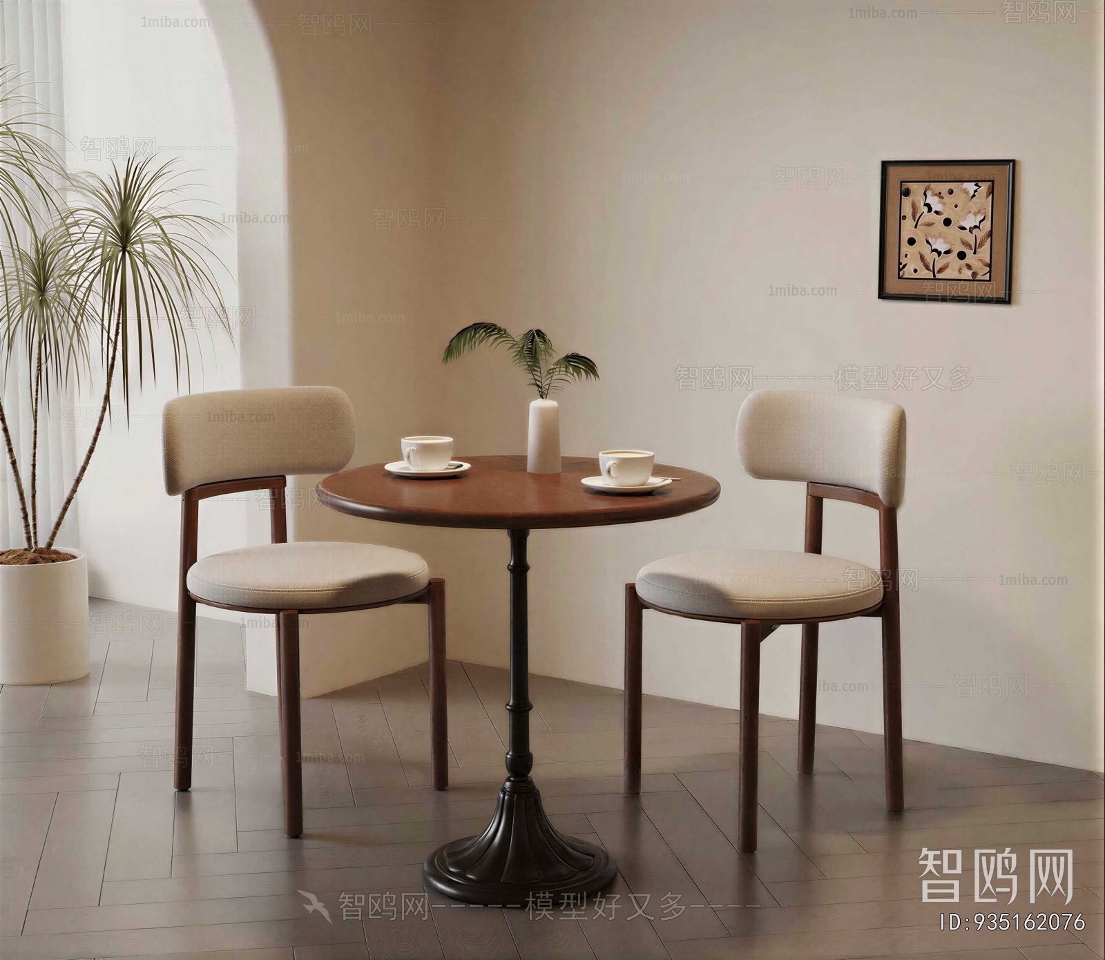 French Style Leisure Table And Chair