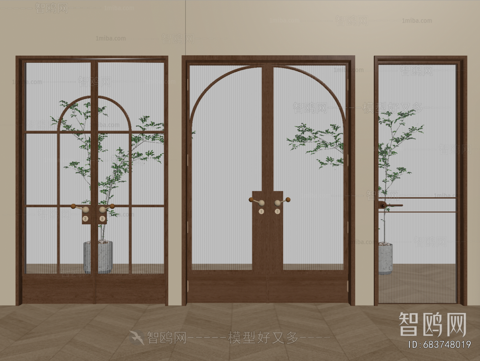 French Style Single Door