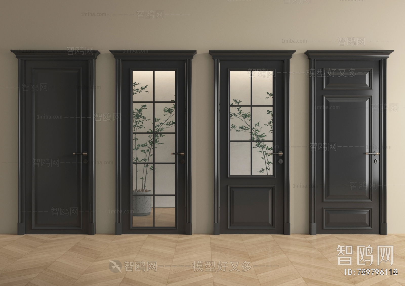 French Style Single Door