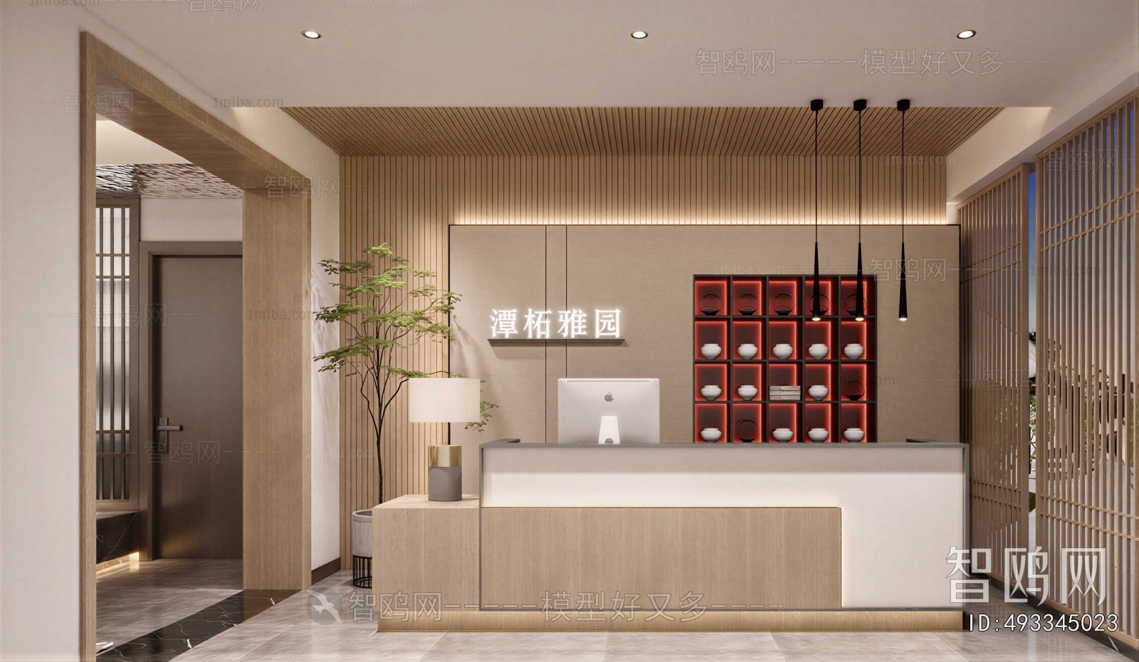 New Chinese Style Lobby Hall