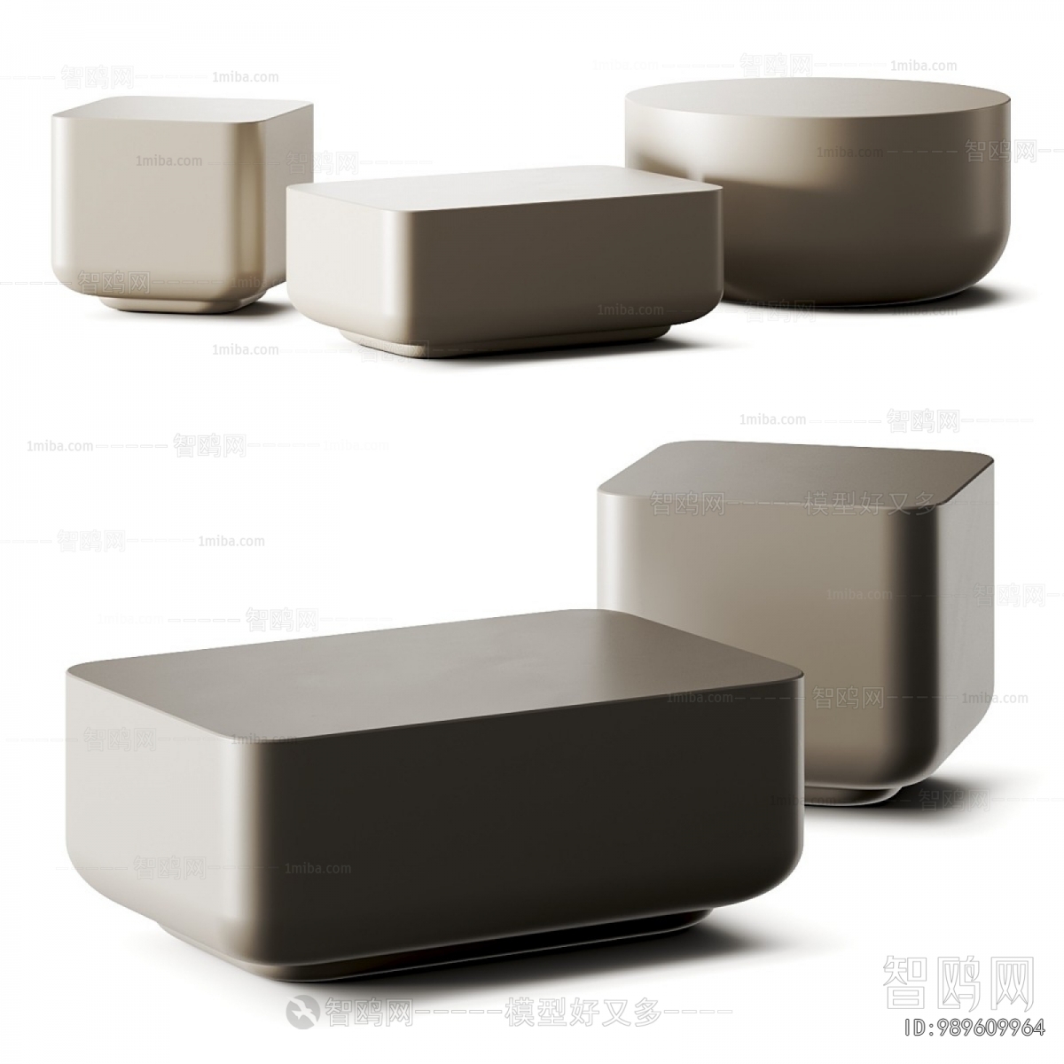 Modern Wabi-sabi Style Coffee Table