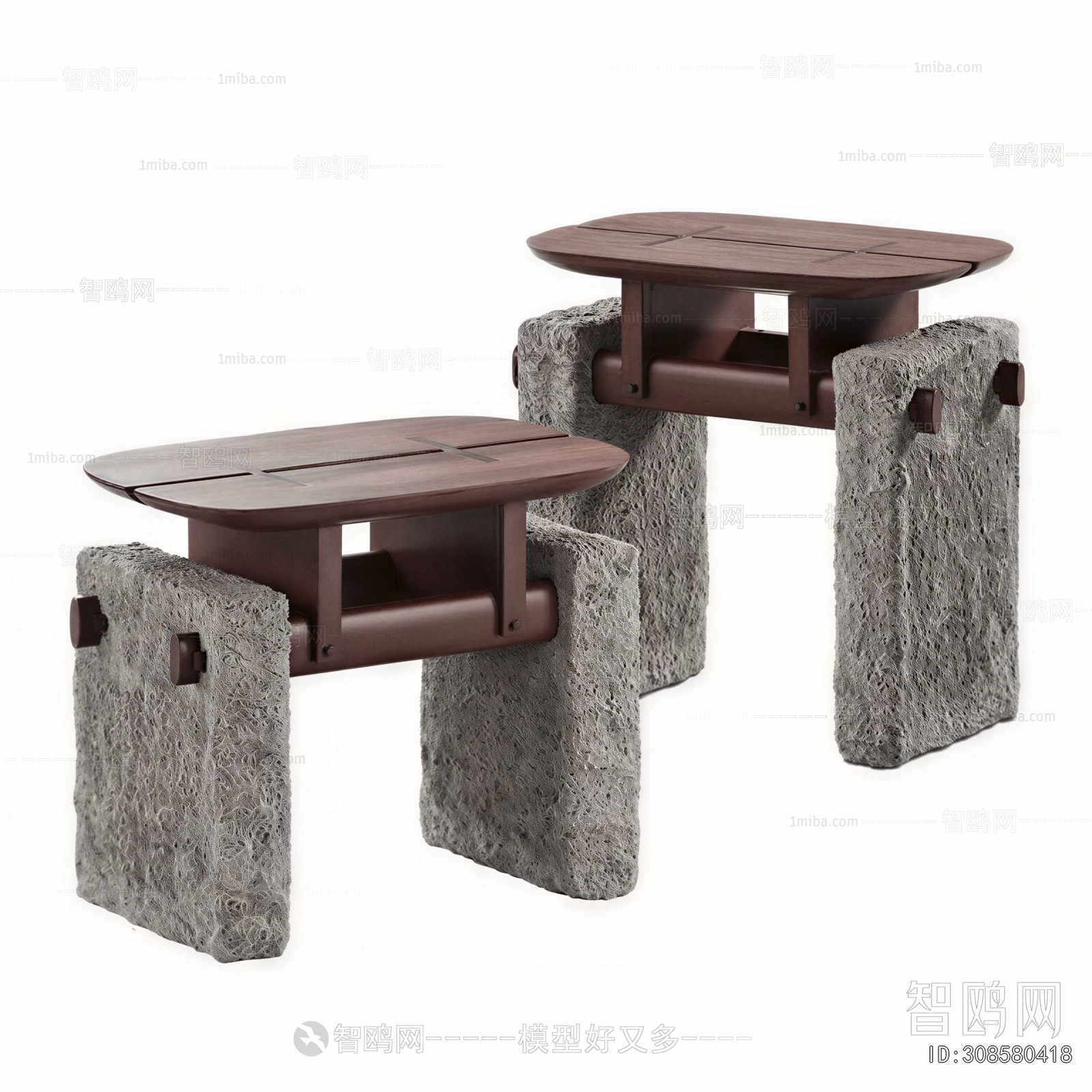 Wabi-sabi Style Side Table/corner Table