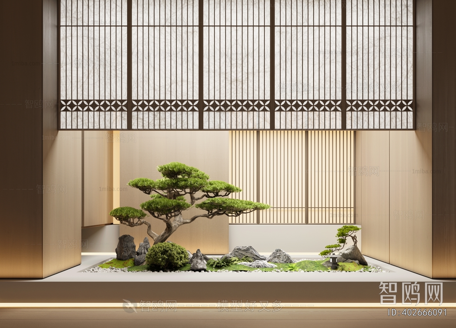 New Chinese Style Plant Landscaping