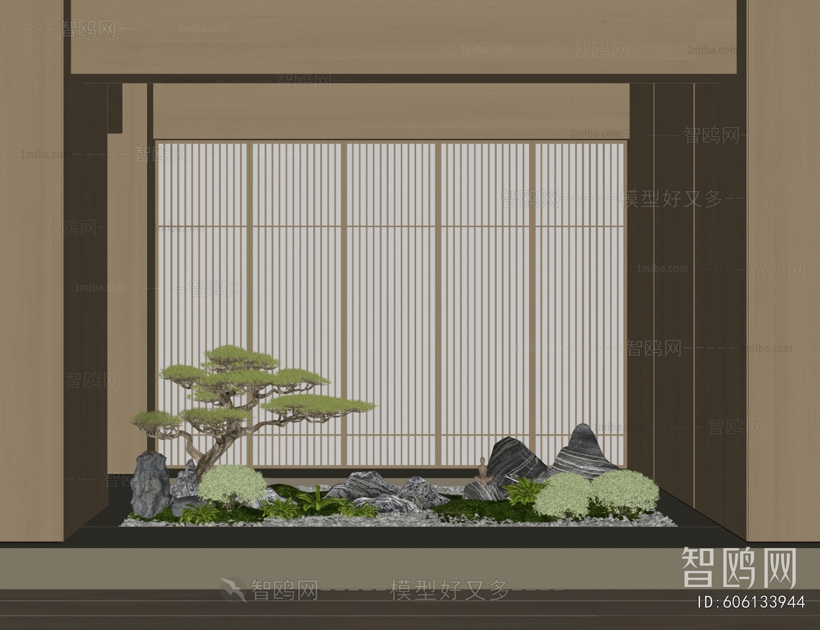 New Chinese Style Plant Landscaping