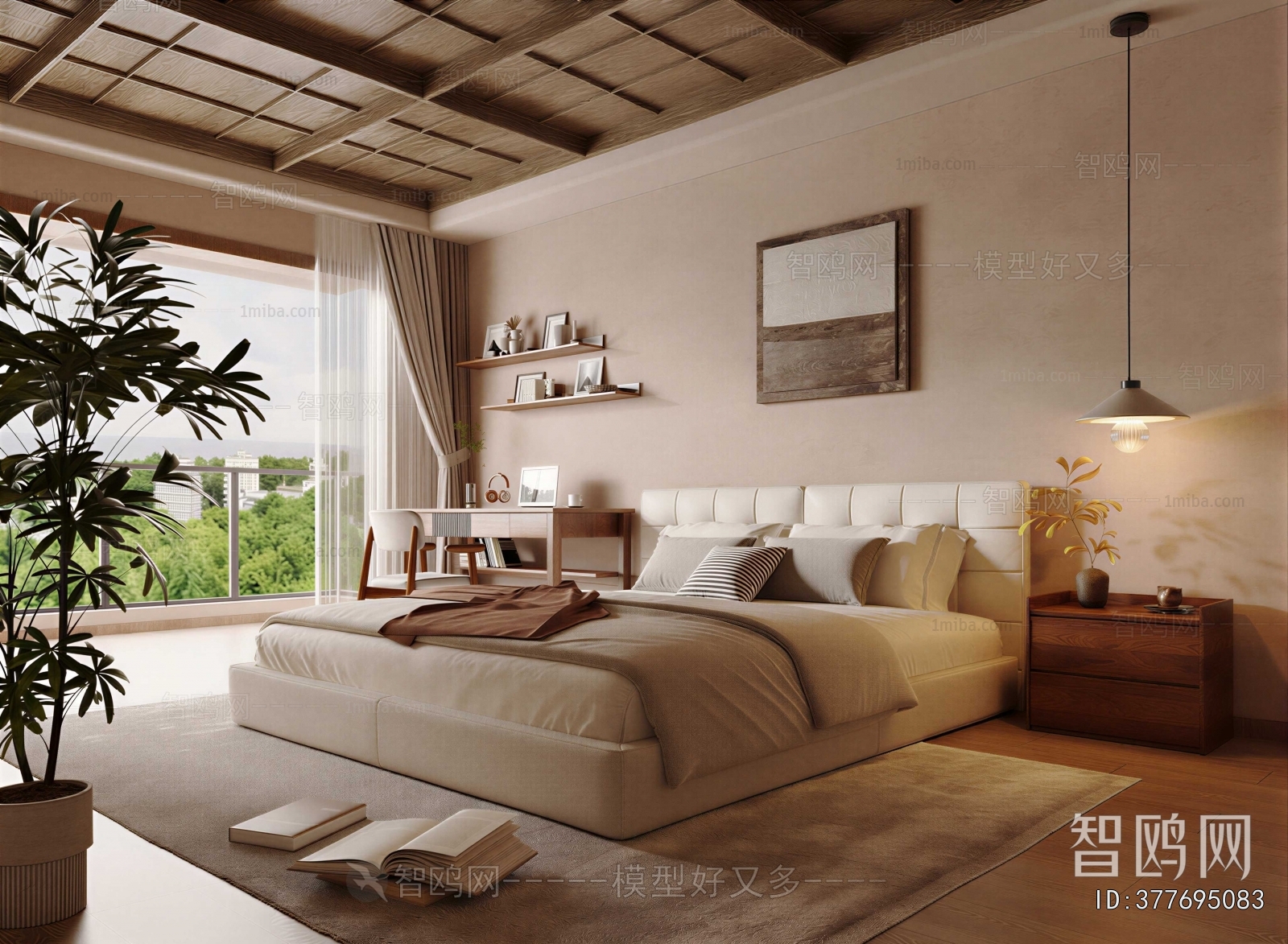 Wabi-sabi Style Bedroom