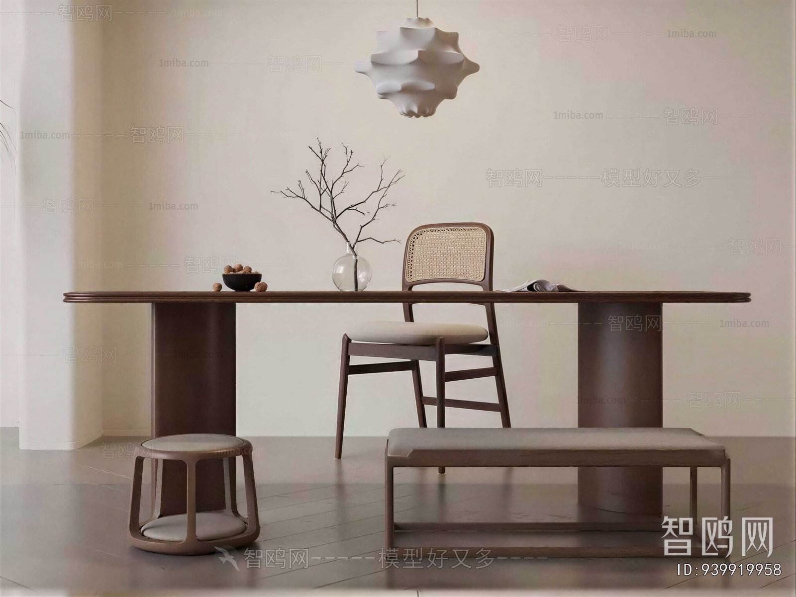 Wabi-sabi Style Tea Tables And Chairs