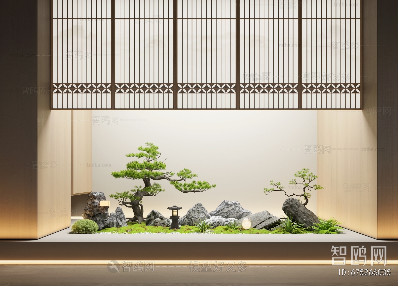 New Chinese Style Plant Landscaping