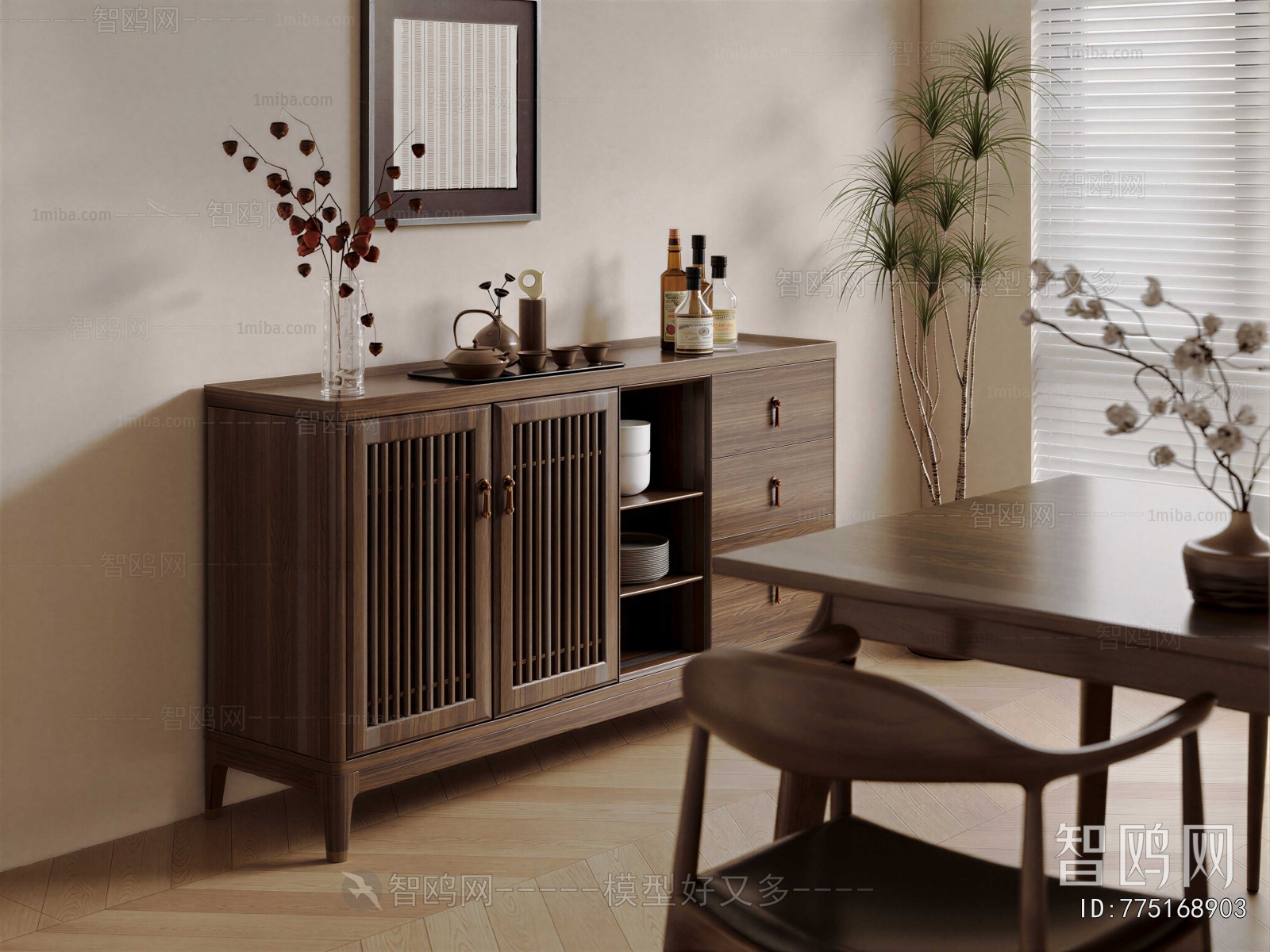 New Chinese Style Sideboard