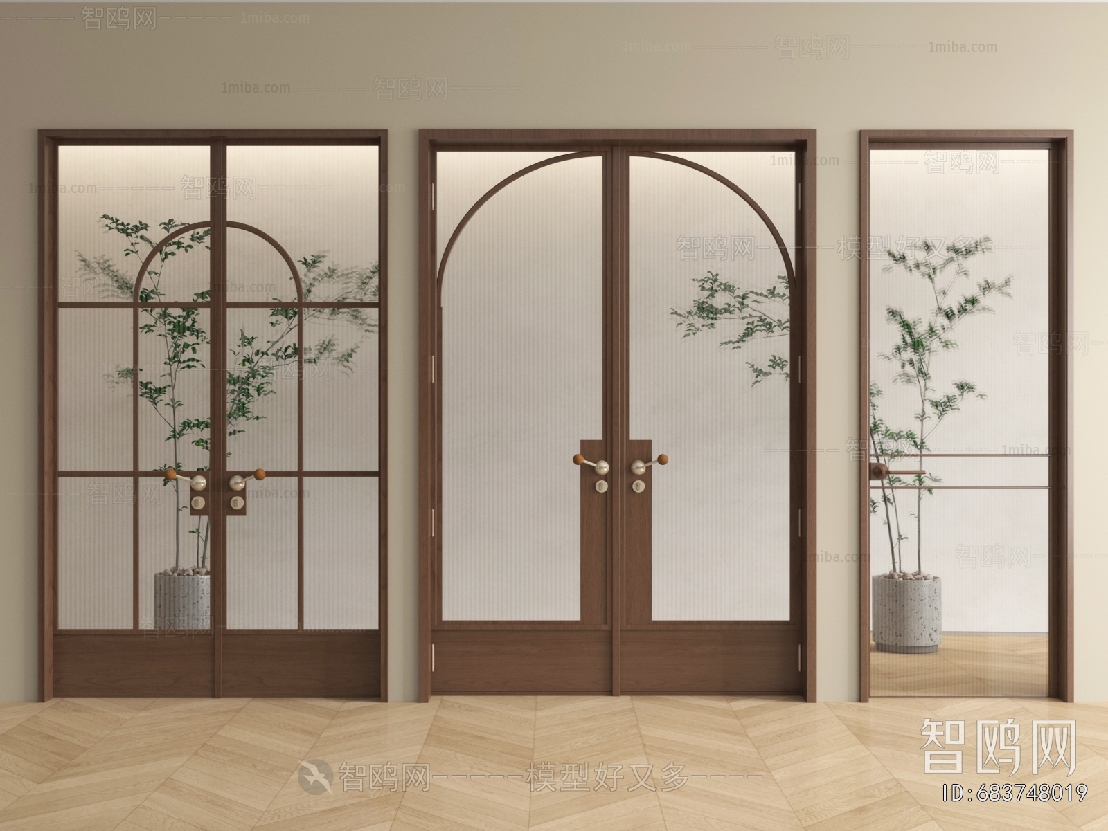 French Style Single Door