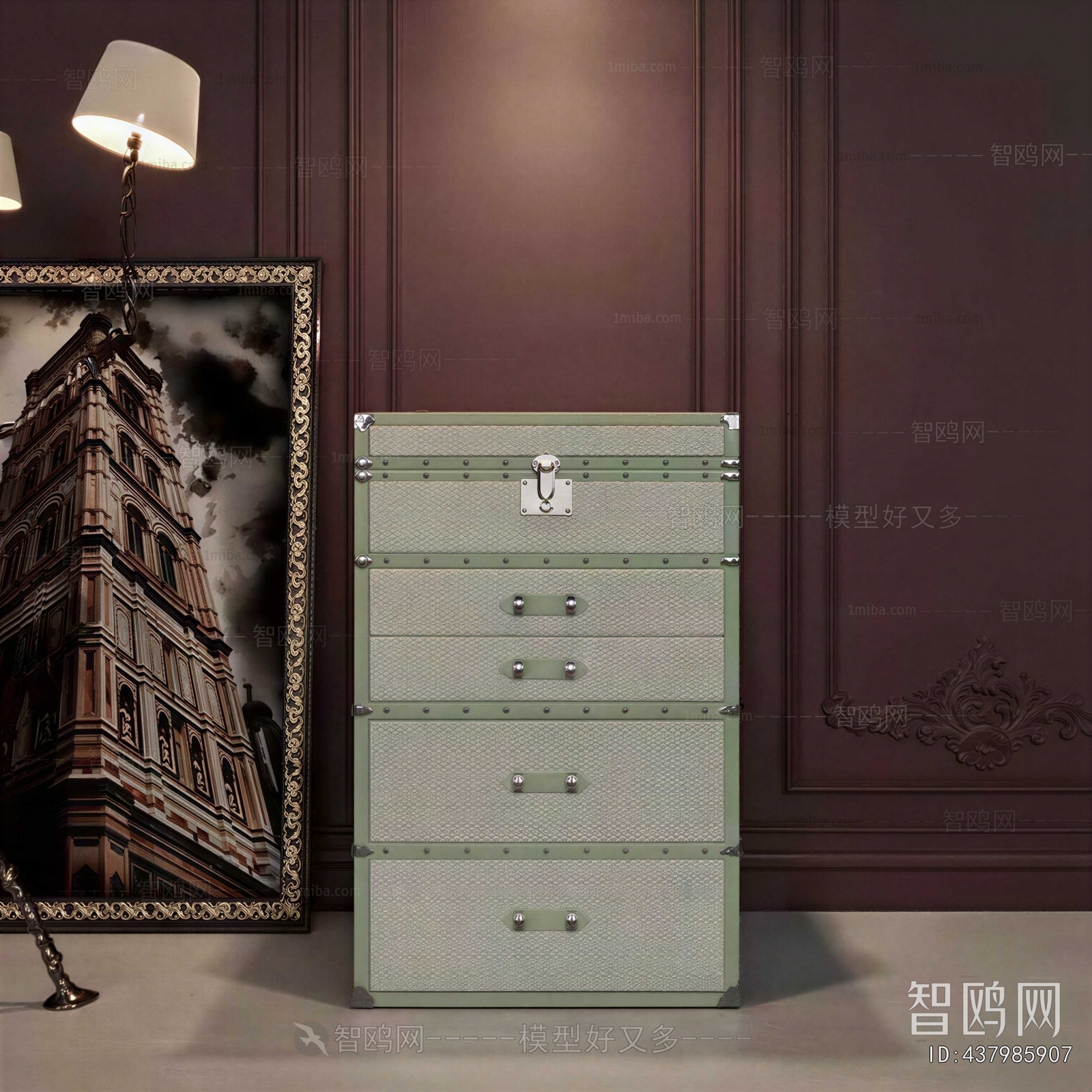 Retro Style Decorative Cabinet